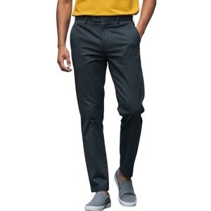 Ashwoth Pants Dark Gray Flat Front Pockets Men’s Sz 34x28